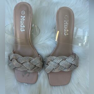 Mudd Slip on sparkling heels